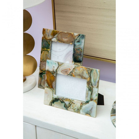 Bowerbird Green Agate Photo Frame 4X6