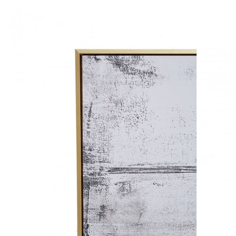 Astratto Grey Oil Paint Wall Artwork