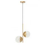 Revive Gold Finish 2 Shades Pendant Light