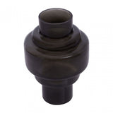 Cayden Small Black Smoked Glass Vase
