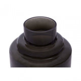 Cayden Small Black Smoked Glass Vase
