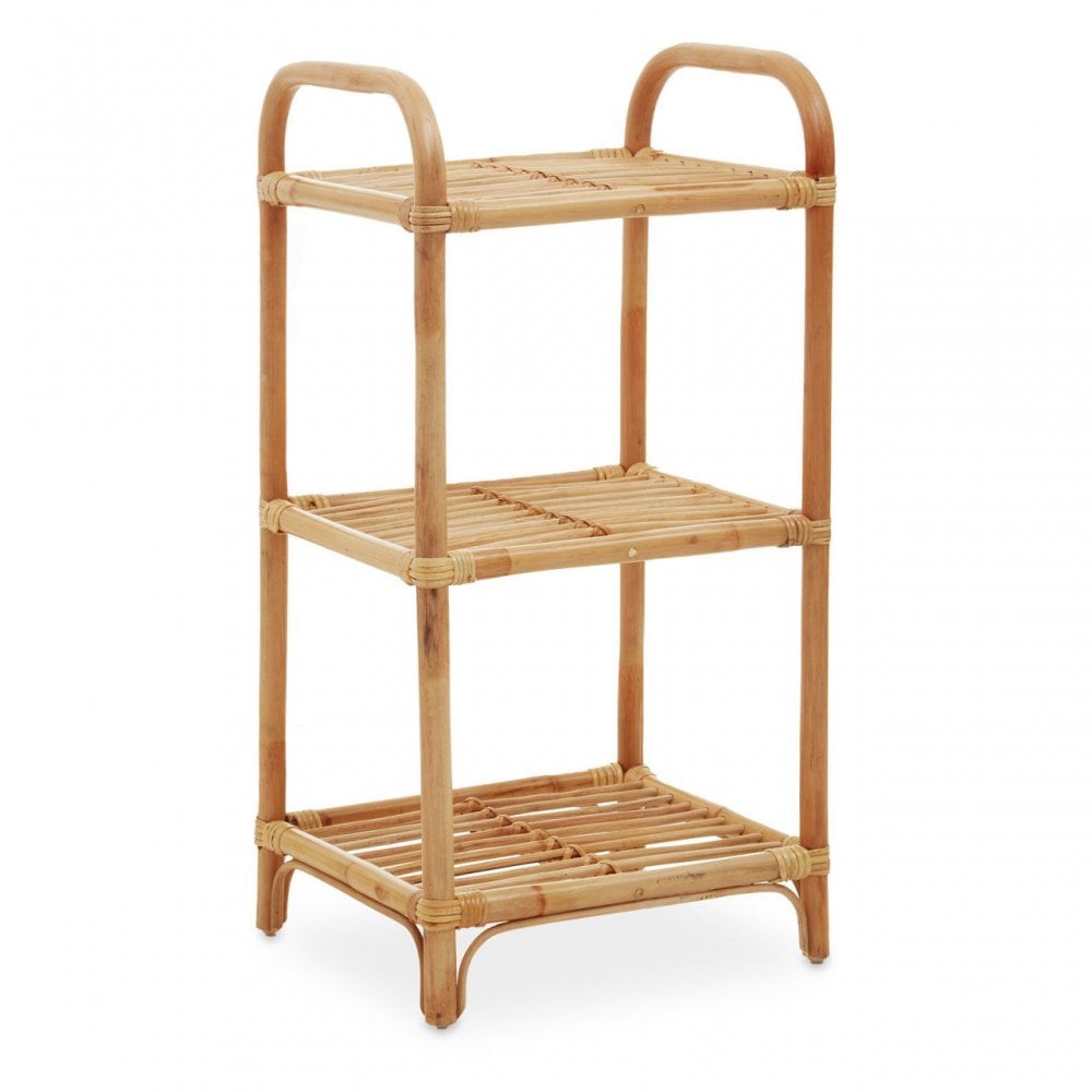 Mataram Natural Rattan Shelf Unit