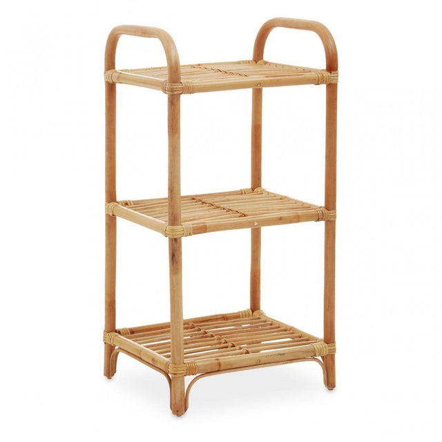 Mataram Natural Rattan Shelf Unit