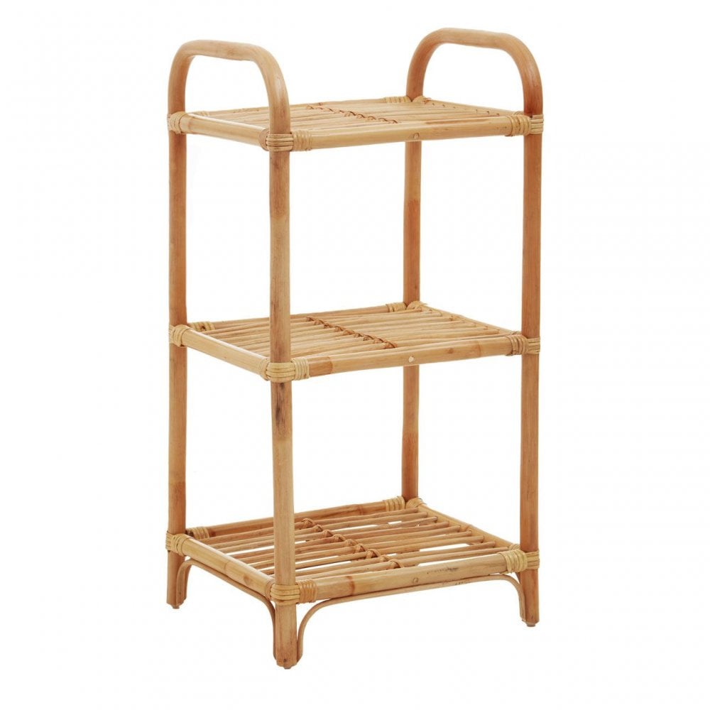 Mataram Natural Rattan Shelf Unit