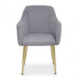 Darcy Grey Velvet Dining Chair