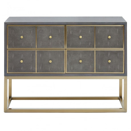Deskey Four Drawer Console Table