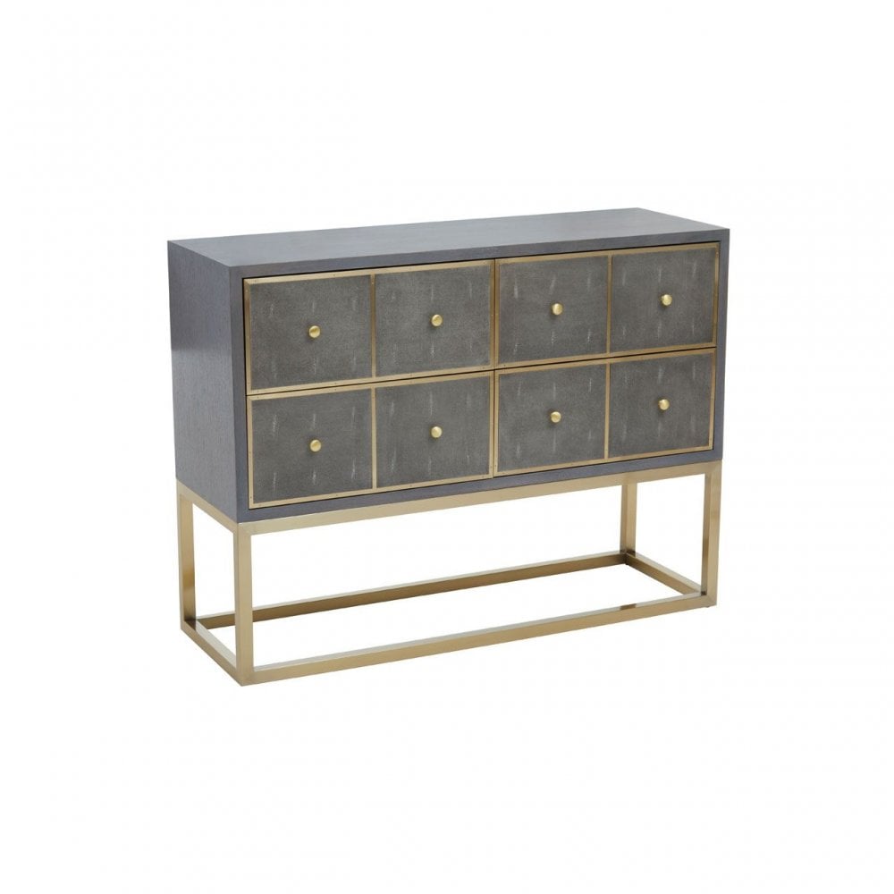 Deskey Four Drawer Console Table