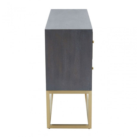 Deskey Four Drawer Console Table