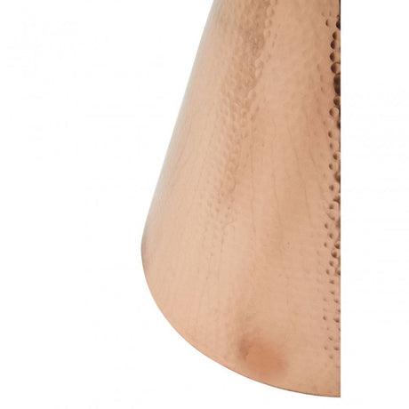 Jaipur Black Velvet And Copper Finish Stool