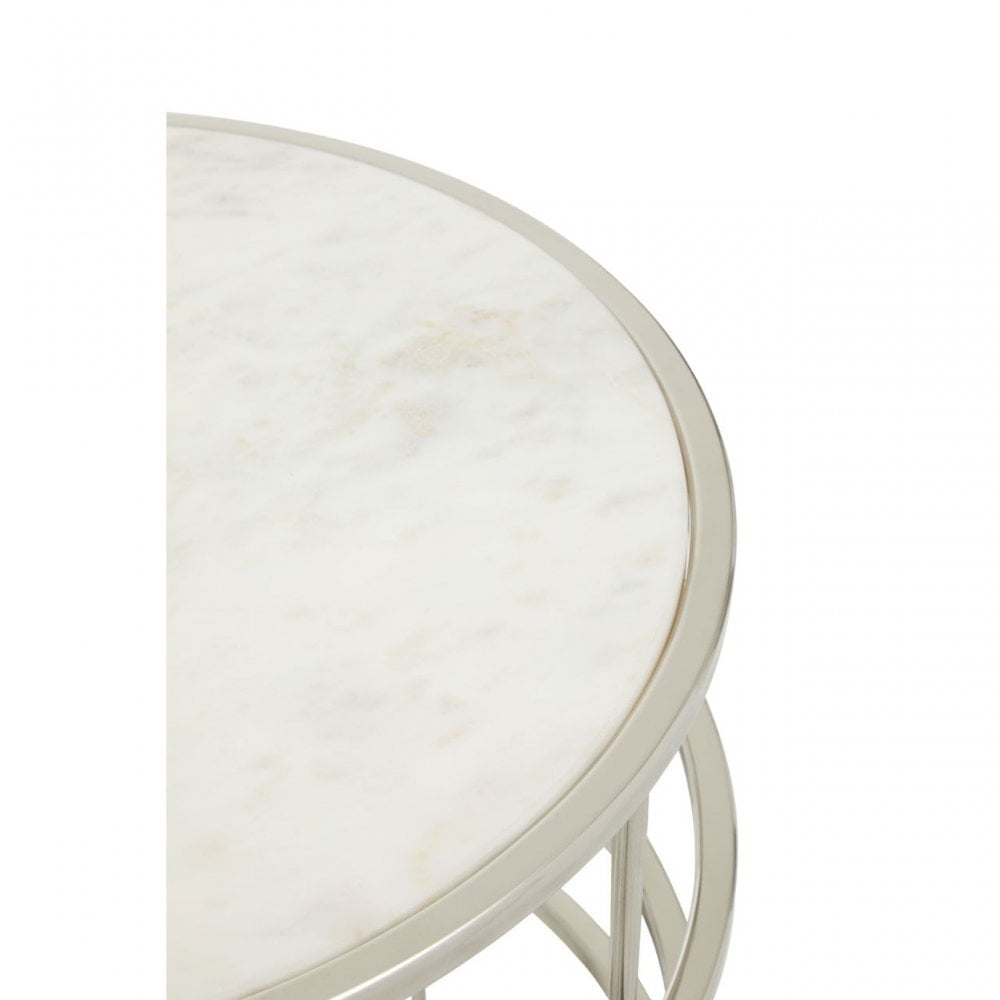 Jaipur Marble Top Side Table