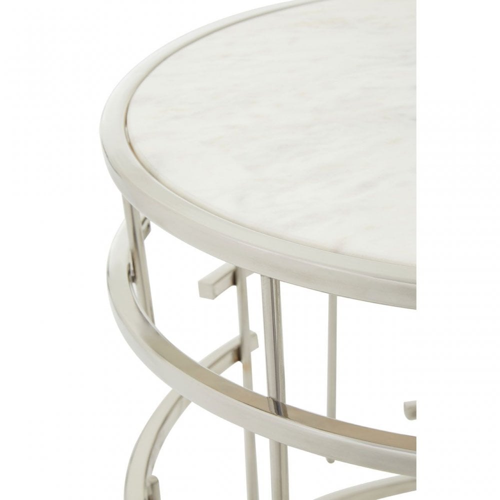 Jaipur Marble Top Side Table