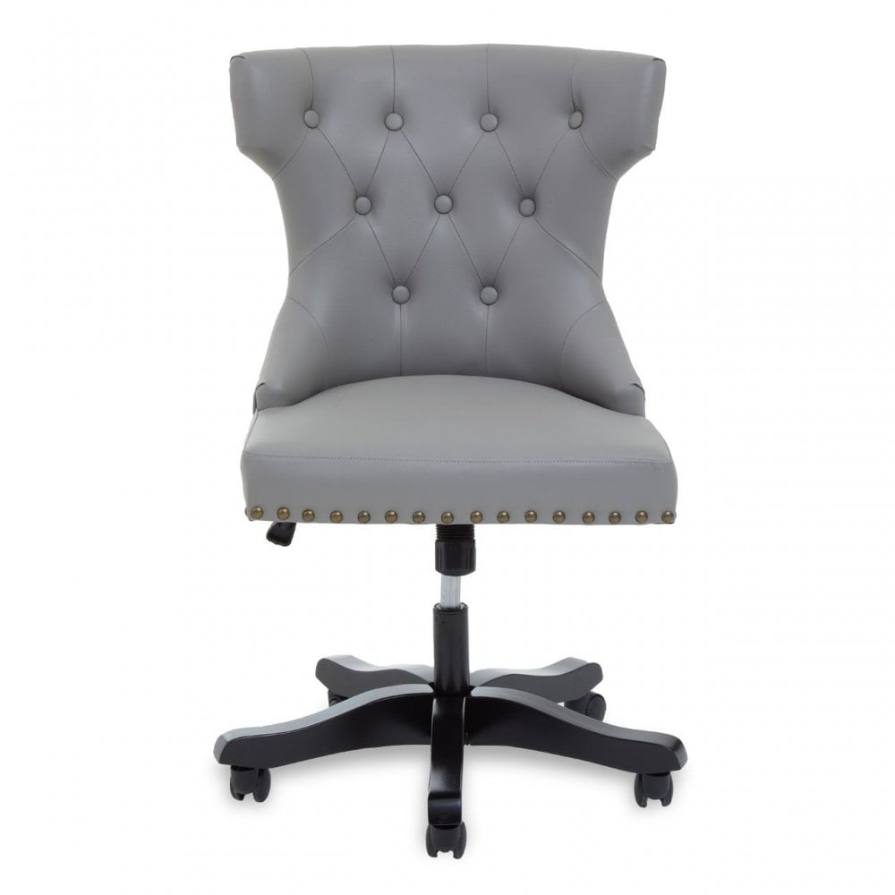 Walson Grey Leather Effect Office Chair