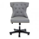 Walson Grey Leather Effect Office Chair