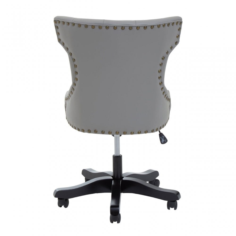 Walson Grey Leather Effect Office Chair