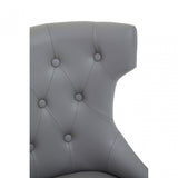 Walson Grey Leather Effect Office Chair