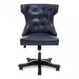Walson Black Leather Effect Office Chair