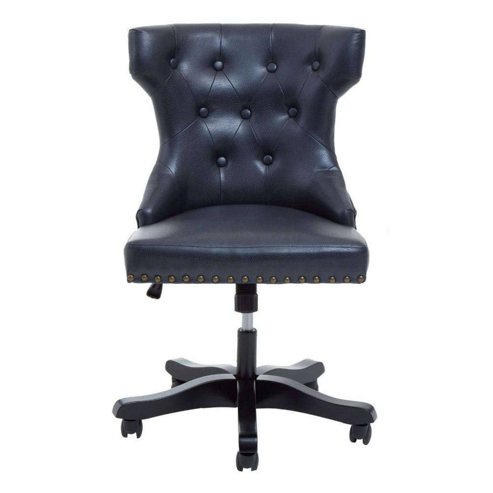 Walson Black Leather Effect Office Chair