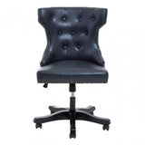 Walson Black Leather Effect Office Chair