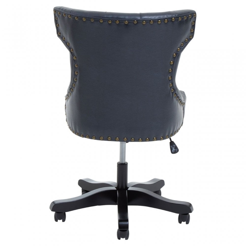 Walson Black Leather Effect Office Chair