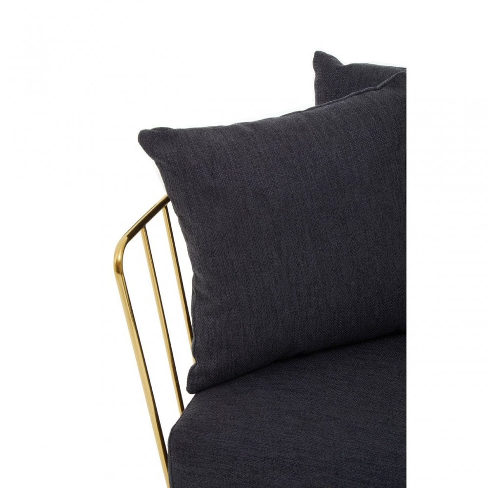 Azalea Black Fabric Chair