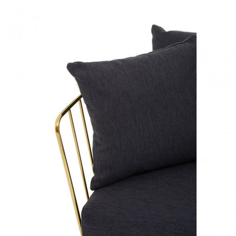 Azalea Black Fabric Chair