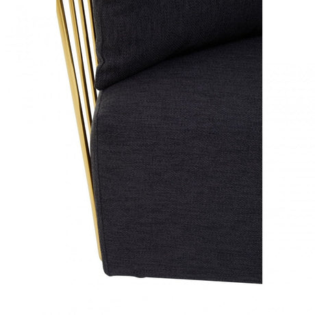 Azalea Black Fabric Chair