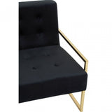 Azalea Black Velvet Chair