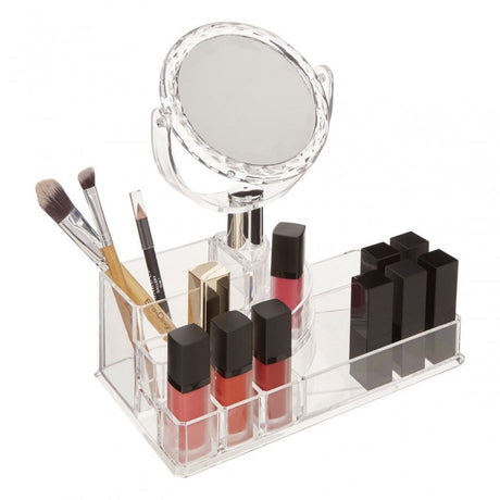 Cosmetic Organiser With Mirror