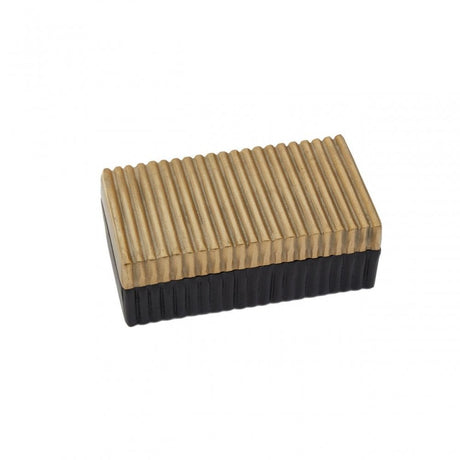 Deomali Gold Black Small Trinket Box