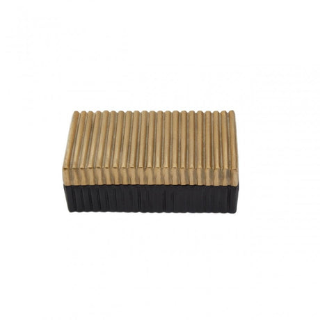 Deomali Gold Black Small Trinket Box