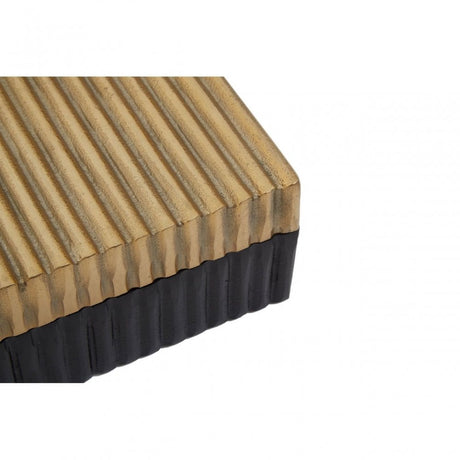 Deomali Gold Black Small Trinket Box