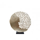 Daito Black Gold Round Sculpture