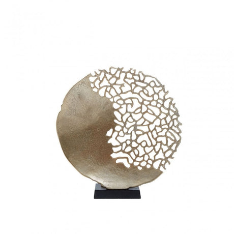 Daito Black Gold Round Sculpture