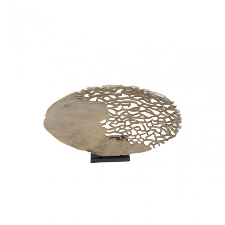 Daito Black Gold Round Sculpture