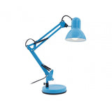Blue Metal Desk Lamp