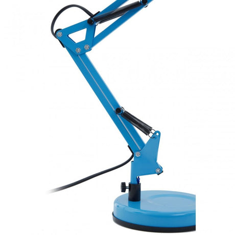Blue Metal Desk Lamp