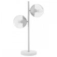 Revive Chrome Finish 2 Light Table Lamp