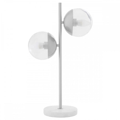 Revive Chrome Finish 2 Light Table Lamp