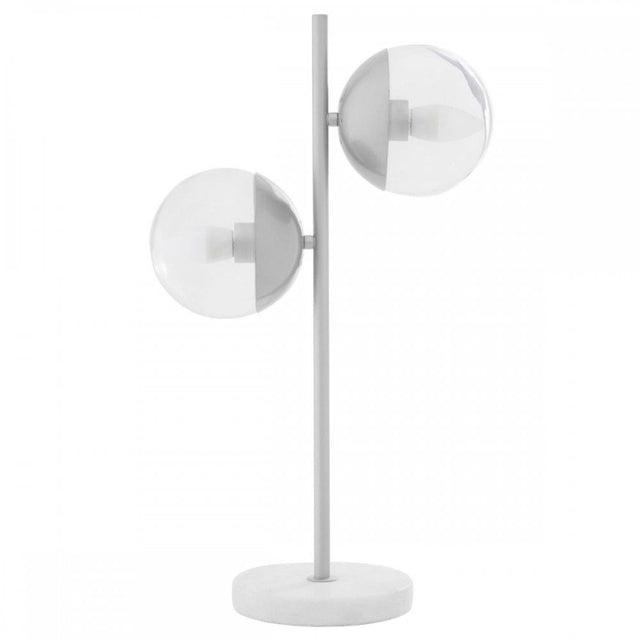 Revive Chrome Finish 2 Light Table Lamp
