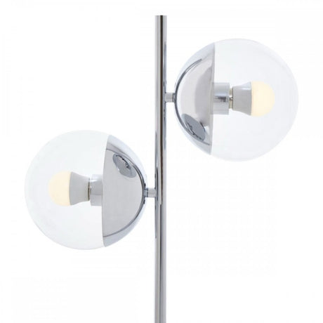 Revive Chrome Finish 2 Light Table Lamp