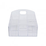 10 Compartment Clear Cosmetics Organiser