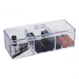 3 Compartment Cosmetics Organiser With Lid
