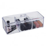 3 Compartment Cosmetics Organiser With Lid