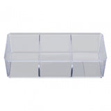 3 Compartment Cosmetics Organiser With Lid