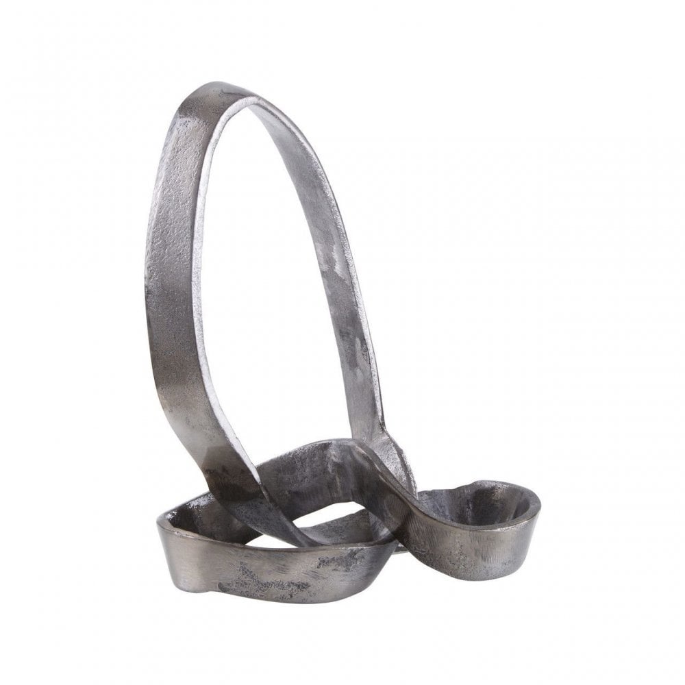 Prato Black Finish Knot Sculpture