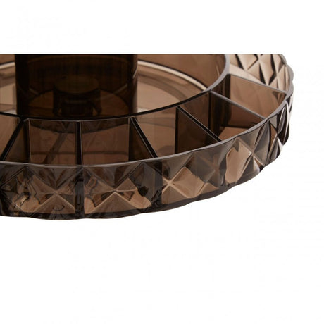 Round Transparent Diamond Organiser