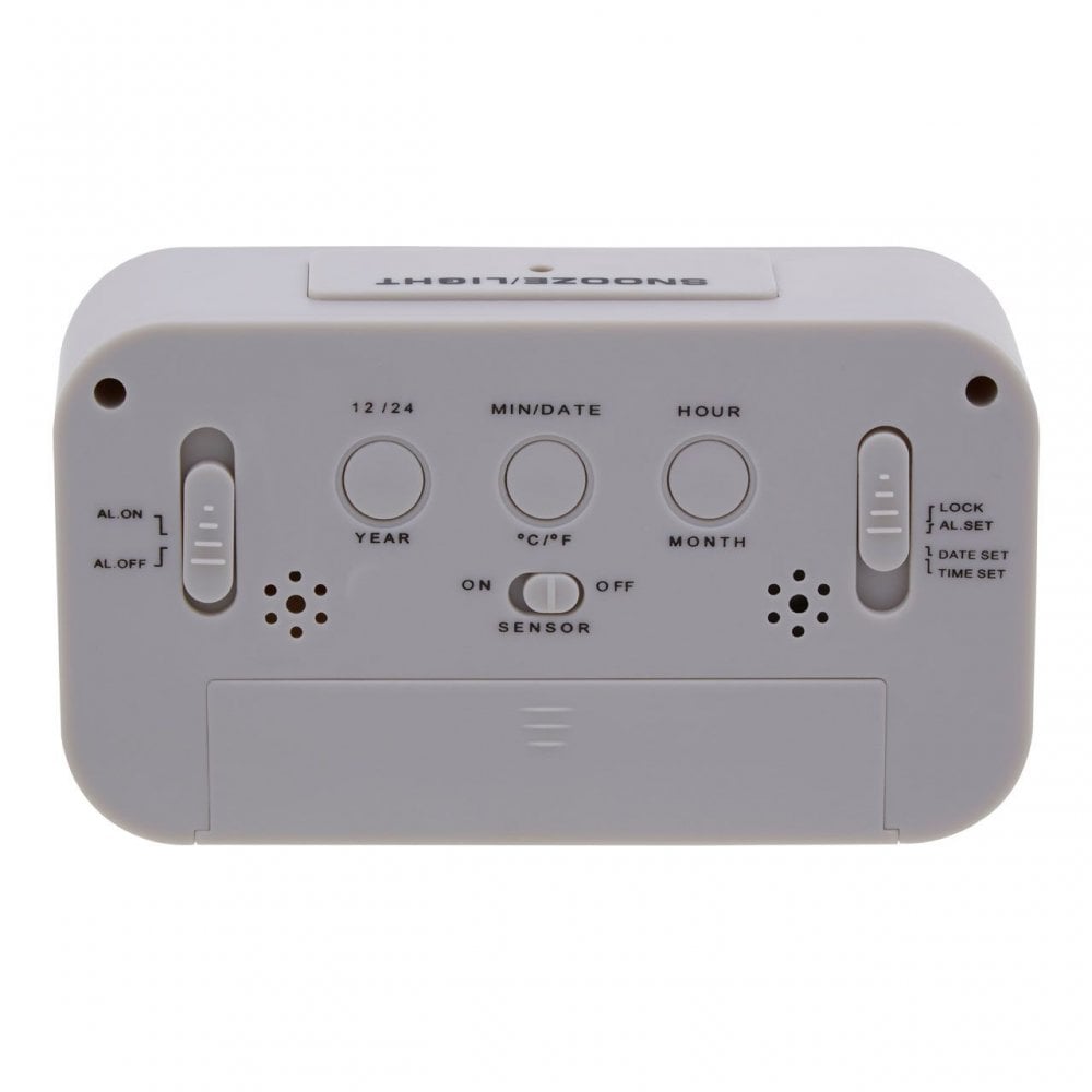 Grey Lcd Digital Clock