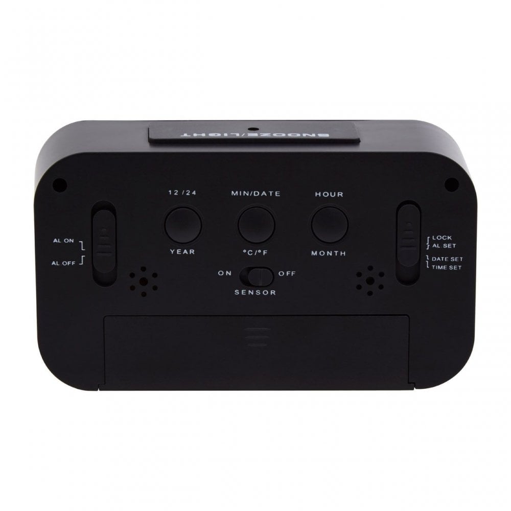 Black Lcd Digital Clock
