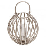 Aura Large Silver Lantern