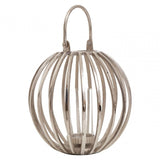 Aura Large Silver Lantern